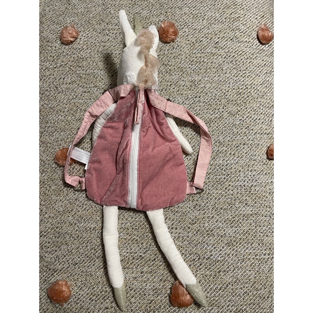 Anthropologie Mable Ballerina Backpack Pink Unicorn NWT - Picture 6 of 14